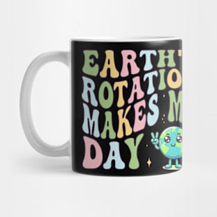 Groovy Planet Earth Love Eco Awareness Day Mug